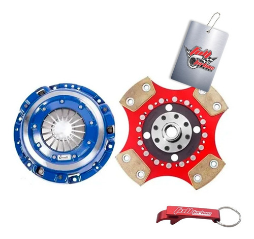 Imagem 2 de 2 de Kit Embreagem Cerâmica 980lbs 4 Pastilhas S/ Mola Vw Ap