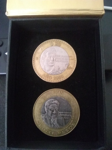 Tengo Dos Ediciones De Moneda Octavio Paz De 20 Pesos