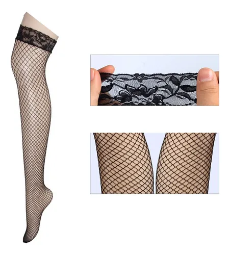 Medias De Malla Caladas Sexy Ropa Interior Abierta MercadoLibre