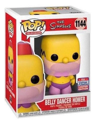 Funko Pop Belly Dancer Homer #1144 2021 Convention Simpsons