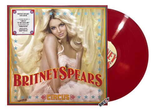 Lp Vinilo Color Britney Spears Circus Nuevo Sellado
