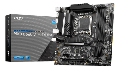 Msi Pro B660m-a Ddr4 Placa Base (matx