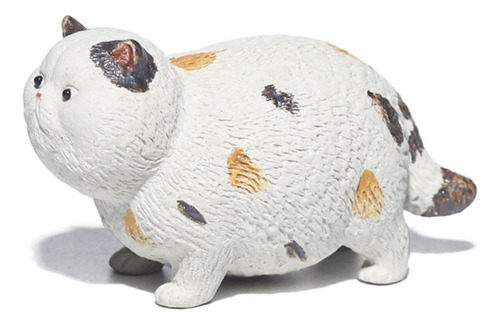 Mini Cerámica Arcilla De Arcilla De Gato Té Figura De