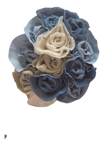 Flores De Tela Para 25 De Mayo Ambientación Patria Celeste