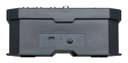 Imagen 4 de 4 de Mezclador Pro Dj 6 Canales + Bluetooth / Usb Interfaz Grabar