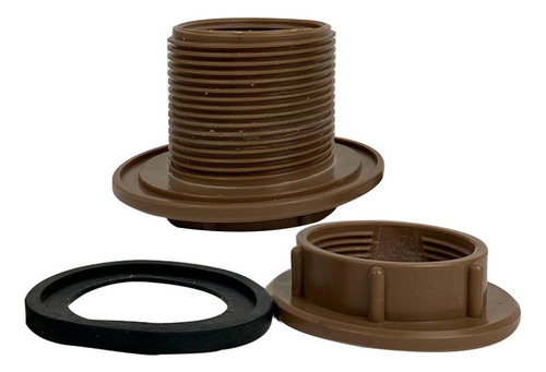 Adaptador Flange 32mm Caixa D' Água Pvc Marrom Lr Nbr 5648
