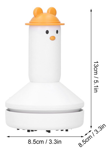 Mini Aspiradora Portátil Con Carga Usb Para Polvo De Escrito