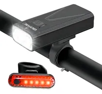 Comprar Juego De Luces Recargables Usb Para Bicicleta, Faros Delanteros 3t6 Led 3000 Lm, Luces Delanteras Súper Brillantes Y Led Trasera Trasera, Modo De Luz 3+5 Para Todas Las Bicicletas, Montaña, Carretera