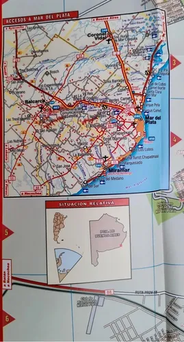 Mapa De La Ciudad De Mar Del Plata Incluye Sentido De Calles