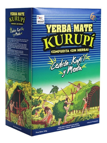 Imagem 2 de 6 de Kit Tereré Erva Kurupi Copo Inox Garrafa Cronos Bomba Azul