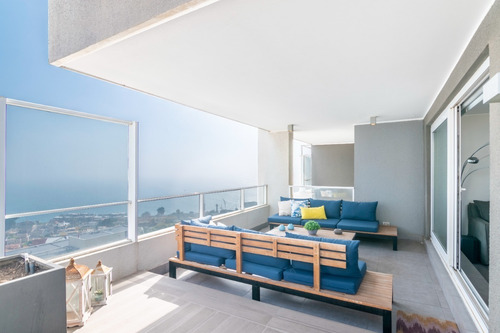 Imagen 5 de 30 de Departamento Con Vista Al Mar En Costa De Montemar, Concón