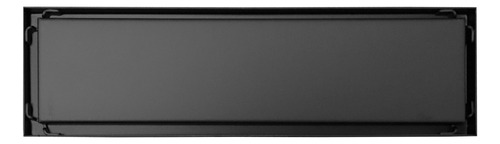 Lux Sany Coladera Lineal Anti-insectos 828kh Negra Mate Inox