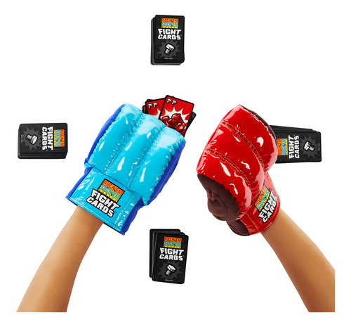 Mattel Games Rock 'em Sock 'em Juego De Mesa Cartas