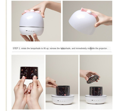 Proyector Luz De Noche Lámpara Led Cielo Estrellado Usb+músi