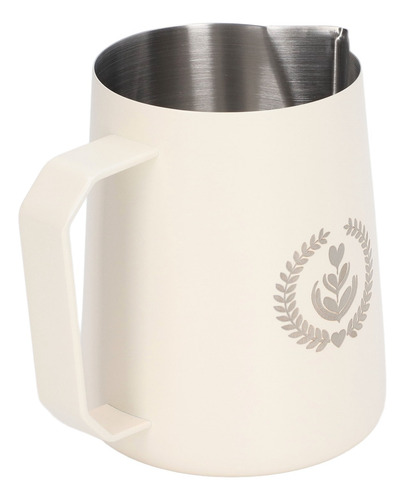 Jarra Espumadora De Leche Blanca, Jarra Espumadora De Acero