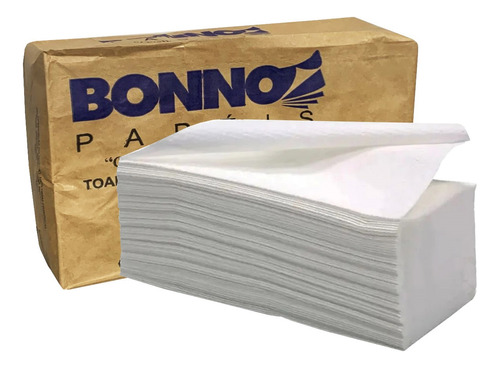 Papel Toalha Interfolha Branco 20x21cm C/10.000 Folhas (10pc