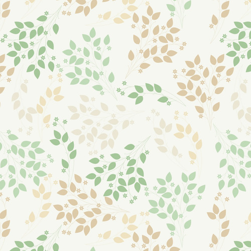 Papel De Parede Floral Verde Marrom 270x57cm Adesivo Textu.