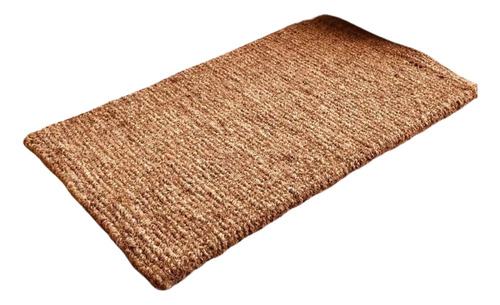 Alfombra De Ingreso Felpudo Liso Fibra Coco 43x73 Cm