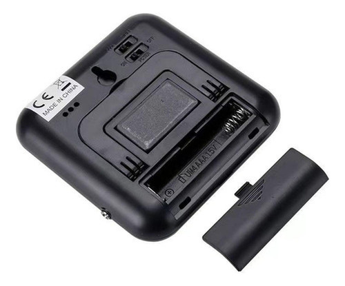 Termómetro Timer Digital Carne Cocina Parrilla Horno Norplat Color Negro
