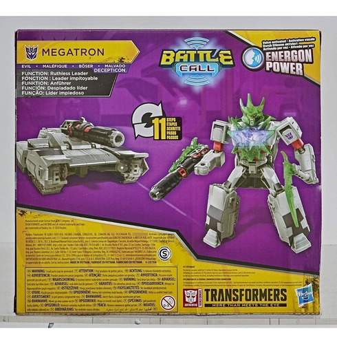 Figura Megatron Battle Call Transformers Cyberverse Hasbro