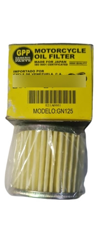 Filtro De Aceite Gpp Suzuki Gn/en-125**