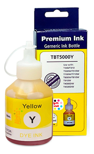 Tinta Alphaink Dcp-t510 Para Dcpt300 T500 T700 J6510dw 100ml