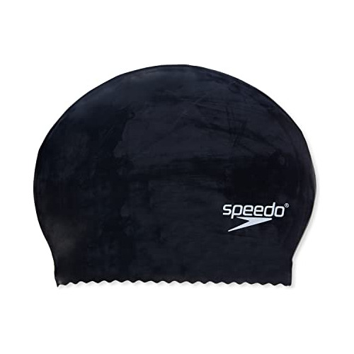 Unisex Swim Cap Latex  Black One Size
