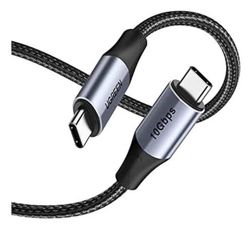 Cable Nylon Trenzado Premium Usb C 3.1 4k@60hz Carga Rapida 