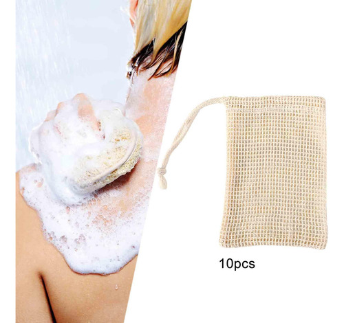 L 4 Bolsa De Jabón Para Baño, Limpieza Facial Y Sin Cuenta