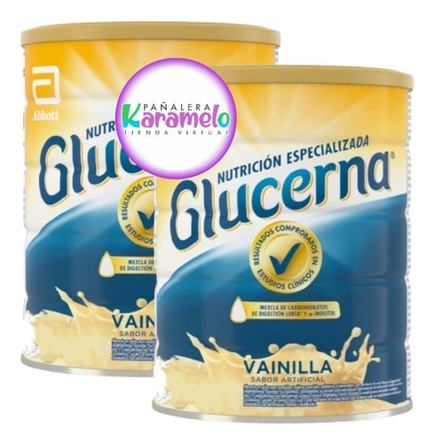 2 Glucerna X 400gr - L a $55000