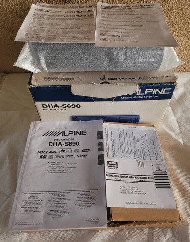 Disqueteira De Dvd Alpine Dva-s690 Nova (Usado)
