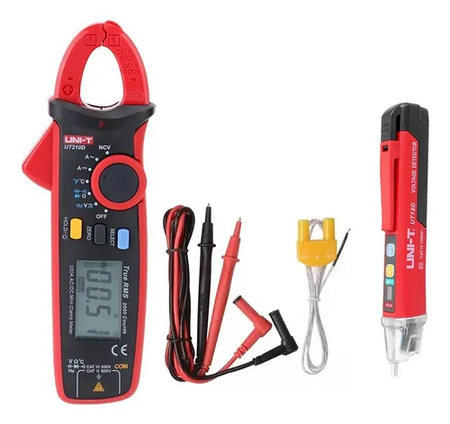 comprar Uni-t210d Pinza Amperimétrica Multímetro Temperatura\u002Fncv\u002Fled