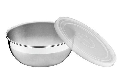 Bowl Tramontina Freezinox Con Tapa 0.8 Litros Acero Inox