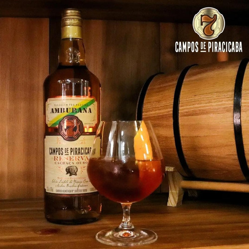 Cachaça 7 Campos Amburana Garrafas Numeradas 970ml Reserva