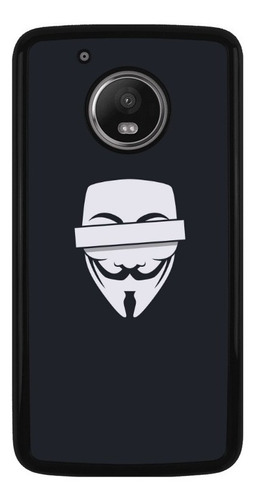 Funda Protector Para Motorola Moto Anonimo Mascara Anonym