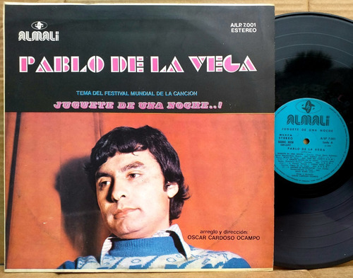 Pablo De La Vega - Juguete De Una Noche - Lp Año 1976