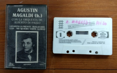 Agustin Magaldi Hijo Alberto Di Paulo Cassette