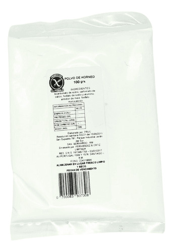 El Pueblo Polvo De Horneo Sin Gluten 100 G