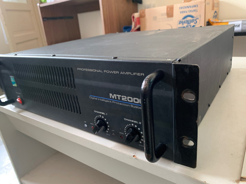 Potencia Zkx Mt-2000 1000w Por Canal Reales! Solo Entendidos Negro 2 Kw (Usado)