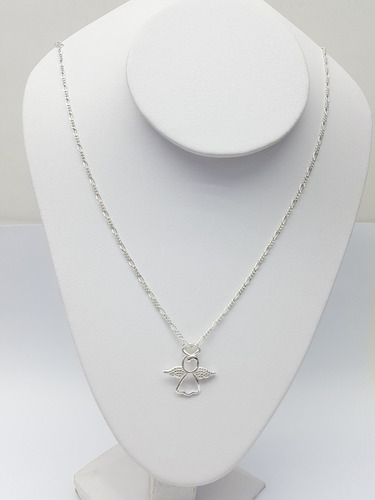 Imagen 3 de 3 de Dije De Angel Plata Ley .925 Incluye Cadena ¡envio Gratis!05