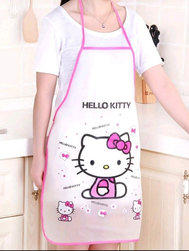 Mandil Delantal Hello Kittie Básico Cocina