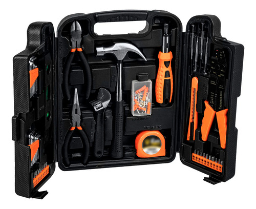 Kit Jogo De Ferramentas Completo C/ Soquetes E Chaves The Black Tools
