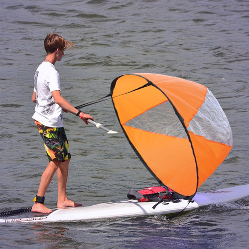 Imagen 4 de 10 de Sail Vela Kayak Navegar Sin Esfuerzo La Mas Grande 118cm