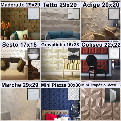 Formas Kit Moldes Gesso 3d Cimentício Abs Fdg Placa Plástico