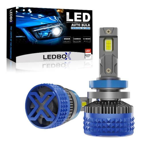 Par De Focos Led Ledbox Ultra Pro 60w De Competencia H11/h9/h8 Ultra Pro 60w 30,000lm Blanco Frío