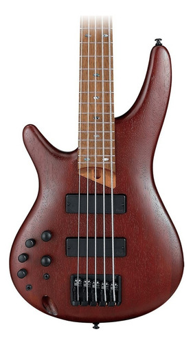 Ibanez Sr505el Bajo Zurdo 5 Cuerdas Activo Mics Bartolini Color Marrón