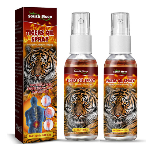 Spray De Tiger Label Alivio Dolor Lumbar Y Columna Vertebral