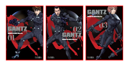 Combo Gantz Ed. Deluxe 1 A 3 - Manga - Ivrea