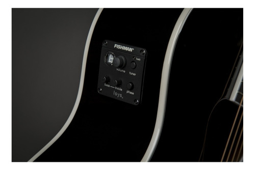 Violão acústico Gretsch Acoustic Collection G5013CE Rancher Jr para destros preta brilhante