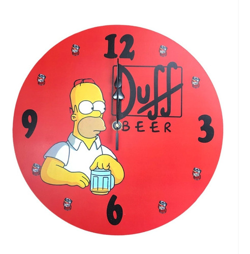 Reloj Pared 29cm Homero